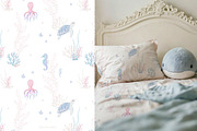 Charming ocean.Watercolor collection, an Animal Illustration by AfonshinaArt (Thumbnail 4 of 11)