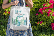 Watercolor Pine Trees, an Illustration by CatBoneDesign (Thumbnail 4 of 4)