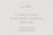 Alexandra | Canva Template Bundle, a Social Media Template by With Faith & Love (Thumbnail 12 of 13)