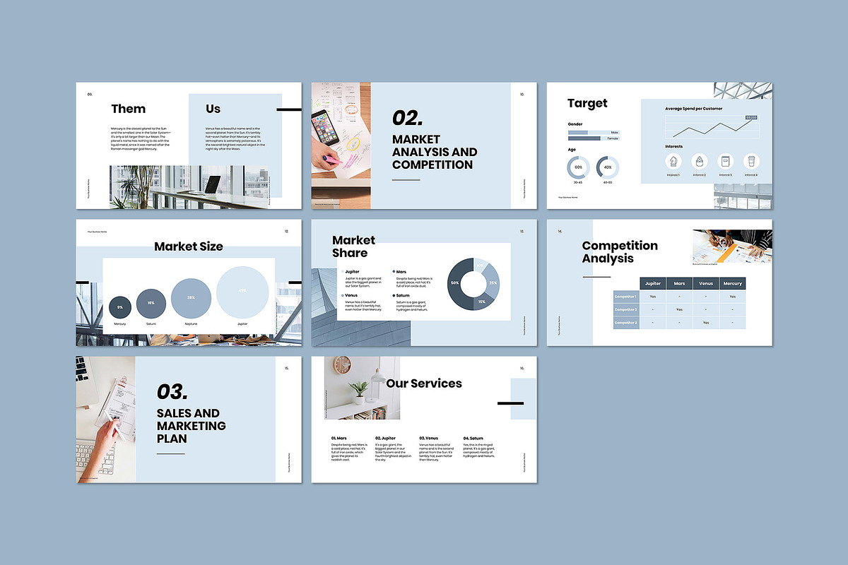 Investment Business Plan, a Presentation Template by Revoltan Studios (Photo 4 of 9)