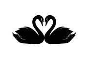Swan Love Silhouette SVG Bundle, an Illustration by Designs_River (Thumbnail 6 of 31)