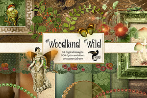 Woodland Wild Digital Scrapbook Kit