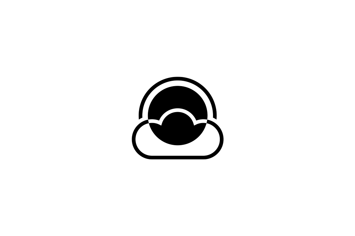 Minimalist Cloud Sun Logo, a Branding & Logo Template by Luxury Logos (Photo 3 of 4)