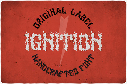 Ignition typeface, a Symbol Font by Vozzy Vintage Fonts
