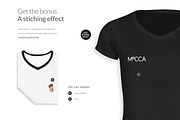 6x Women T-shirt Ghost Mock-ups Set, a Books & Magazine Mockup by Apparel_Mockups (Thumbnail 15 of 23)