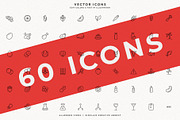 Minimalistic Food Allergen Icons, an Outline Icon by Sinclair Creative Agency (Thumbnail 4 of 7)