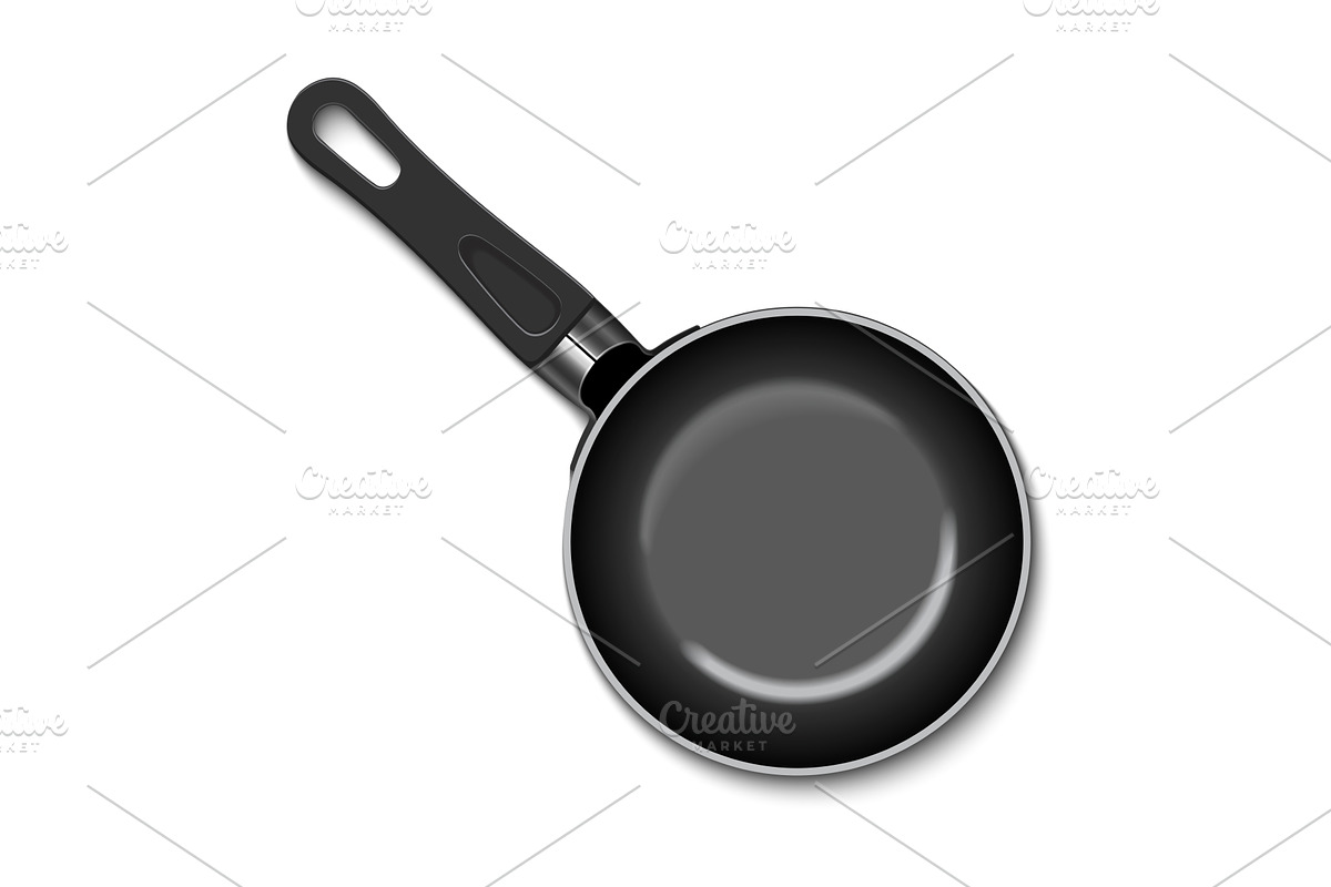 Illustration of a frying pan, a Food Illustration by piter.goskov