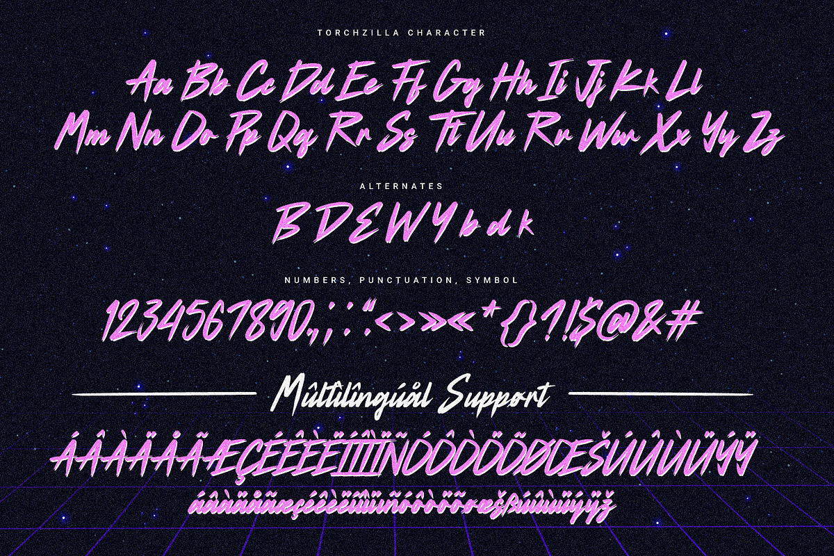 Torchzilla - Retro Script, a Script Font by Invasi Studio (Photo 10 of 10)