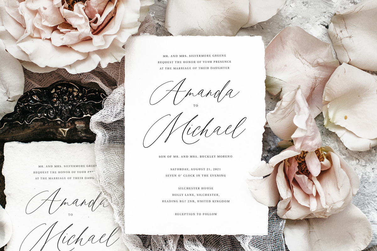The Wedding Calligraphy Bundle, a Script Font by Pink Coffie (Photo 6 of 10)