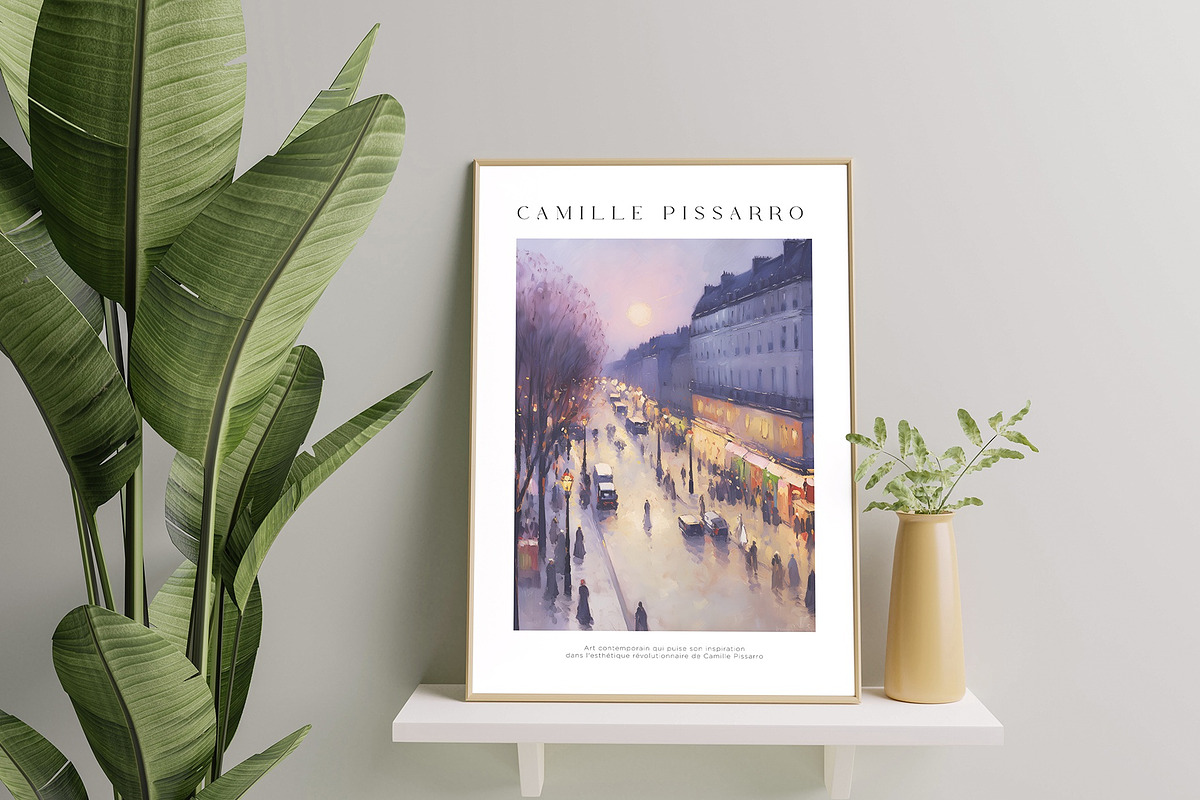 Print Poster Pissarro Painting Style, a Seasonal Illustration by Vibrand Studio (Photo 10 of 14)