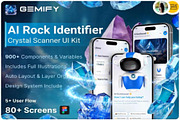 AI Rock Scanner: Identify Rocks, an UI Kit Template by Creative Perspective (Thumbnail 2 of 5)