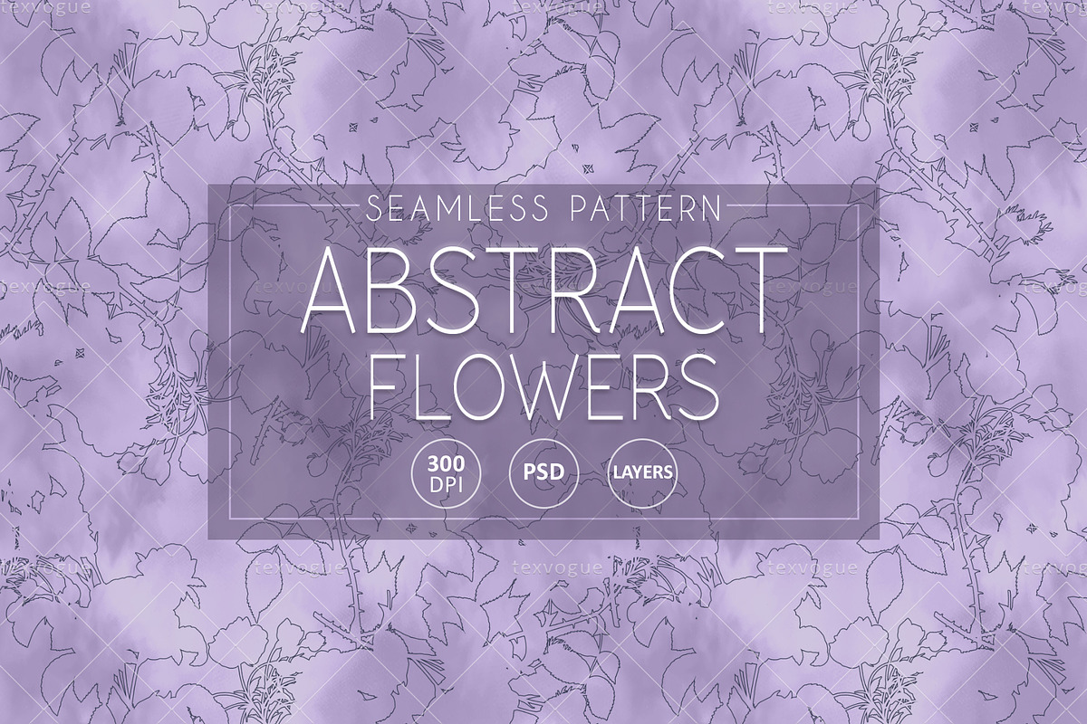Abstract Flower - Seamless Patterns, a Pattern Graphic by texvogue (Photo 1 of 16)
