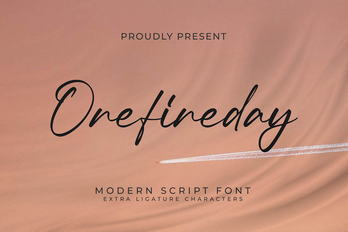 Onefineday, a Script Font by Integritype Studio (Photo 1 of 15)