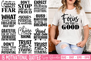 Motivational SVG Bundle, a Graphic by Buysvgbundles