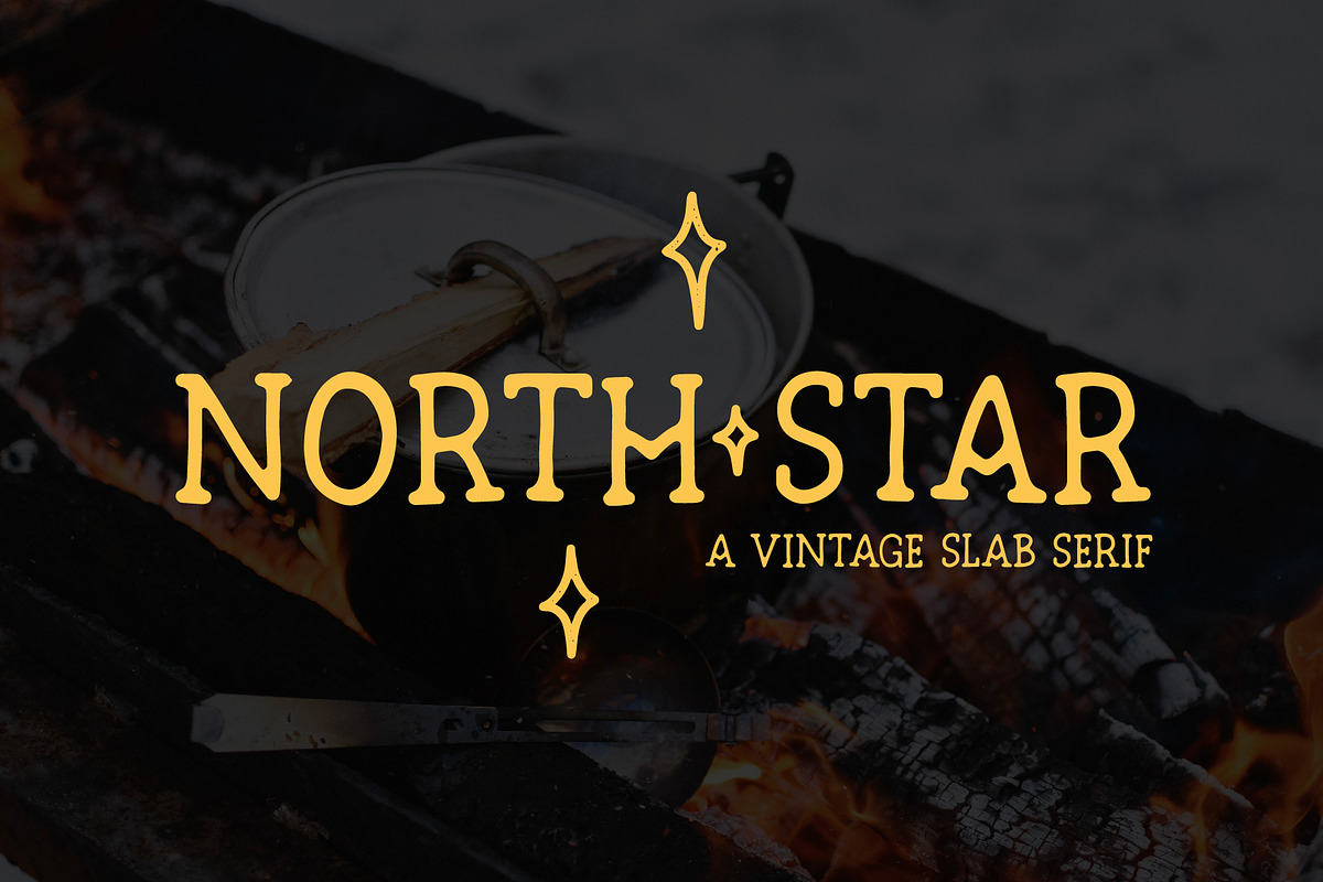 North Star | Vintage Slab Serif, a Slab Serif Font by Beveled Design Co. (Photo 2 of 10)