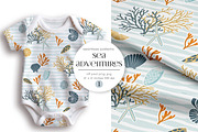 Kids Pattern Sea Adventure, a Pattern Graphic by PROTEA Watercolor Studio (Thumbnail 1 of 6)