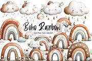 Boho Rainbow clipart, an Illustration by Designworld (Thumbnail 1 of 5)