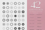 Water Lily Lotus Logo Bundle, a Branding & Logo Template by Template Dealer (Thumbnail 3 of 20)
