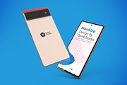 Pixel 6 Mockup, an Android Mockup by Qaleb Studio (Thumbnail 6 of 13)
