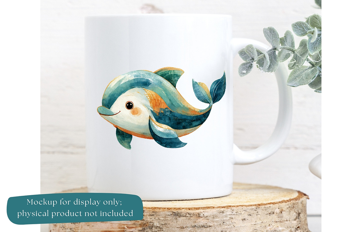 Sea Animals Clip Art Bundle, an Animal Illustration by Nicole Branger Art (Photo 13 of 19)
