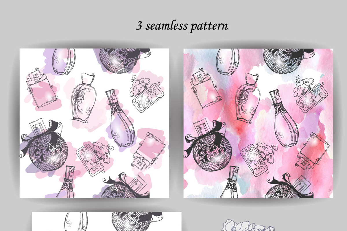 Perfume bottles set., an Illustration by Gulnara Khadeeva (Photo 4 of 4)