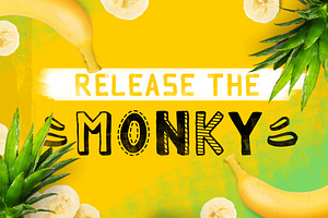 MONKY - 7 Styles Font