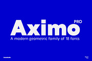 Aximo | Geometric Sans Serif, a Sans Serif Font by Zane Studio (Thumbnail 1 of 12)