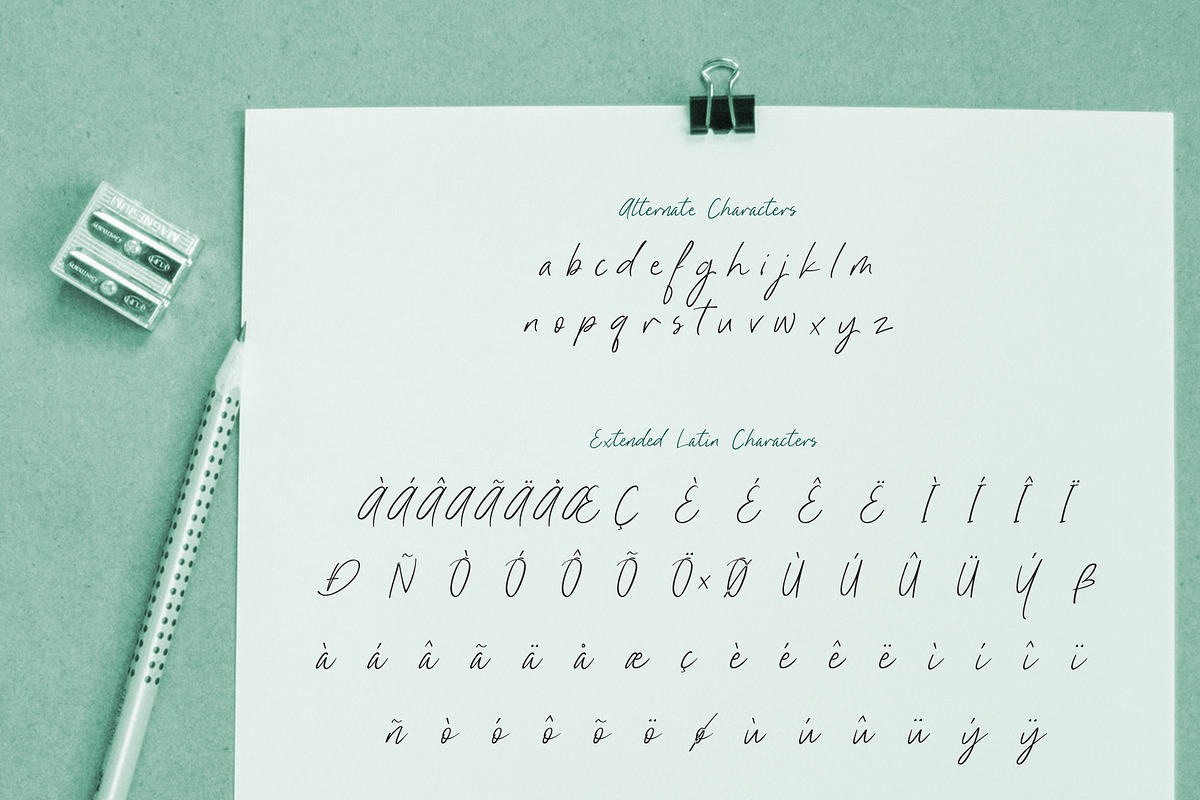 Nathallie, a Handwritten Font by rudiSasori (Photo 11 of 12)