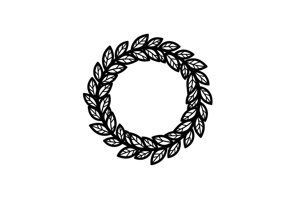 Leaf Laurel Wreath Frame Bundle, an Illustration by Gaye Art (Photo 35 of 51)