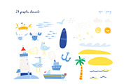 Little Sea. Patterns, Cards, ABC, an Illustration by NiKO (Thumbnail 7 of 9)