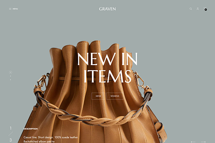 Graven – Fashion Shopify 2.0 Theme, a Shopify Template by TemplateMonster Markit