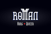Roman - Decorative Display Font, a Sans Serif Font by Mightyfire (Thumbnail 1 of 3)