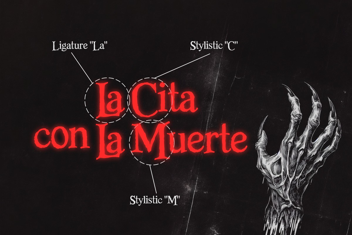Le Mano - Unique Serif Display Font, a Serif Font by Afkari Studio (Photo 3 of 10)