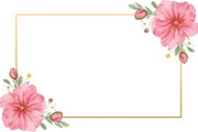 Pink Floral Watercolor Frames, an Illustration by Amazin_art (Thumbnail 8 of 11)