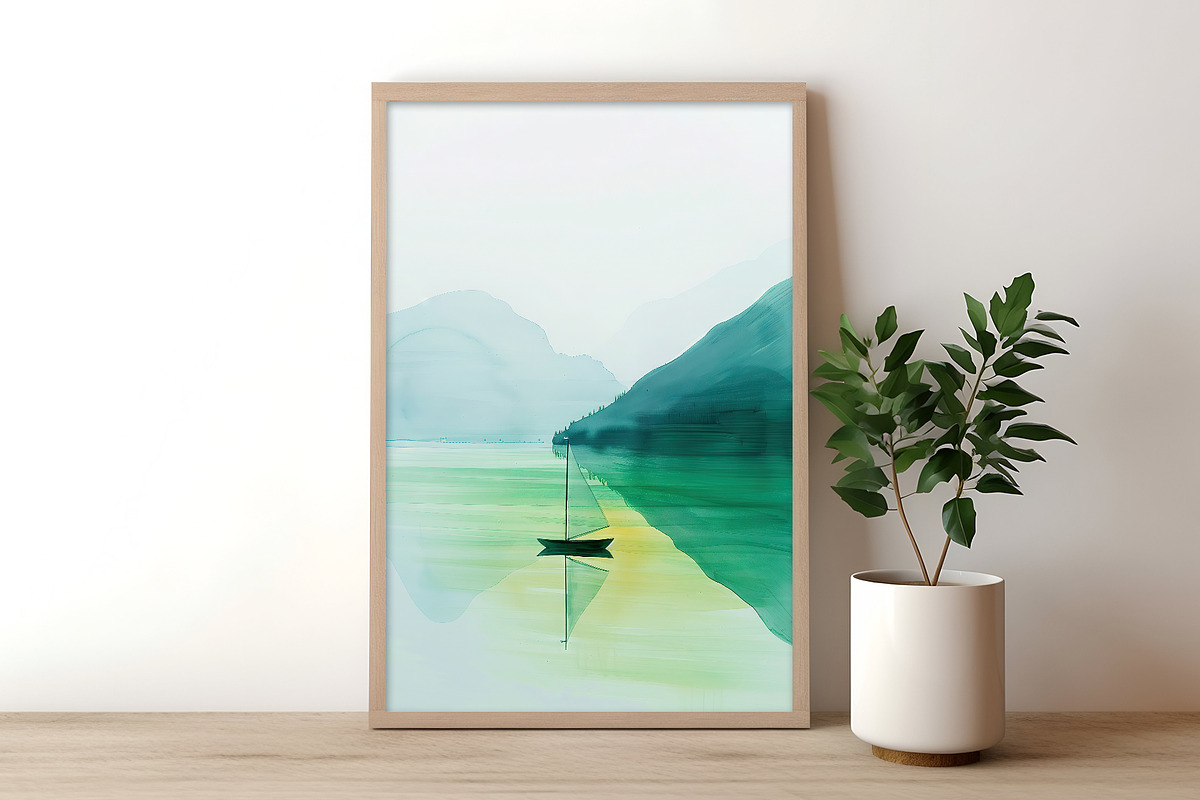 Green Mountains Illustrations, a Decorative Illustration by Housui Patterns (Photo 5 of 6)