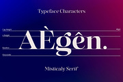 Misticaly Serif, a Serif Font by Megatype (Thumbnail 5 of 20)