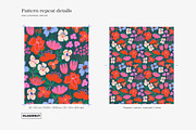 Modern Naive Floral Seamless Pattern, a Pattern Graphic by likorbut (Thumbnail 4 of 12)