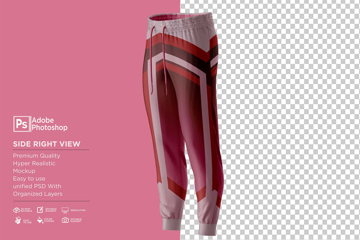 Men's Sport Pants Mockup, a Hoody Mockup by Nanggroe Scripting (Photo 4 of 9)