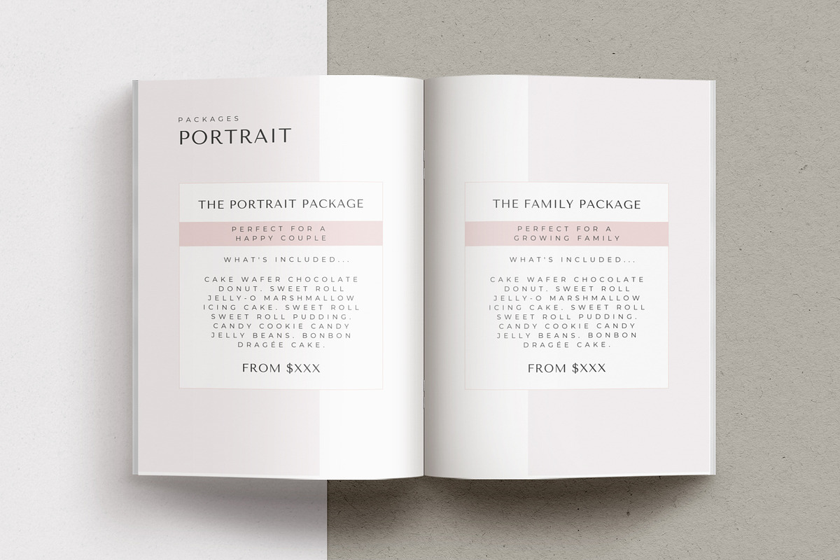 Verona CANVA Pricing Guide, a Magazine Template by Gillian Sarah (Photo 9 of 17)