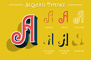 Sequents - Layered Font (+ORNAMENT), a Font by Letterhend Studio (Thumbnail 2 of 9)