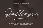 Qallensen, a Handwritten Font by Integritype Studio (Thumbnail 1 of 15)