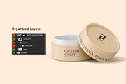 Kraft Cylinder Paper Tube Mockup, a Packaging Mockup by Ram Studio LLC (Thumbnail 10 of 12)