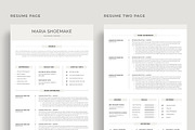 Resume Template / CV, a Resume Template by CreativeZoom (Thumbnail 2 of 4)