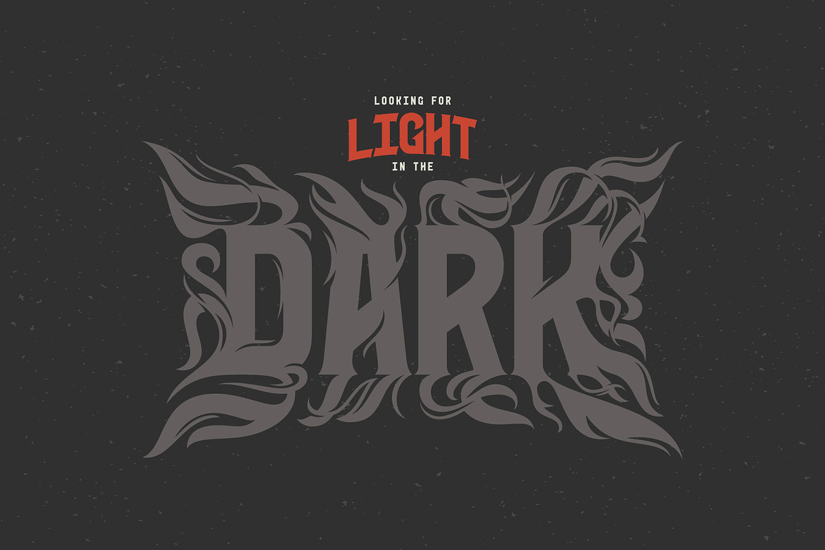 Hairy Metal - Hardcore Font, a Blackletter Font by Gleb Guralnyk (Photo 4 of 10)