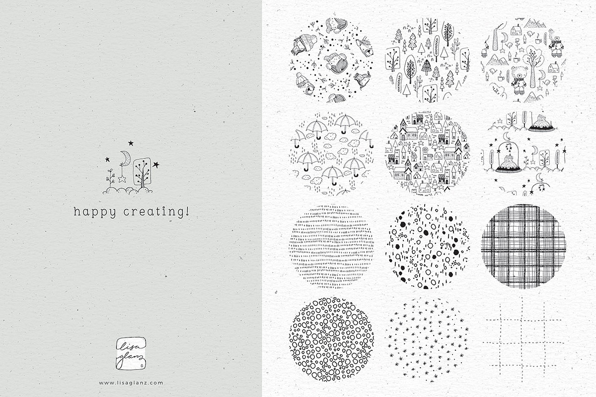 Black & White Winter Patterns, a Pattern Graphic by Lisa Glanz (Photo 13 of 13)