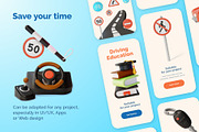 3d Driving  School Illustration Set, a 3D by 35lab (Thumbnail 5 of 6)