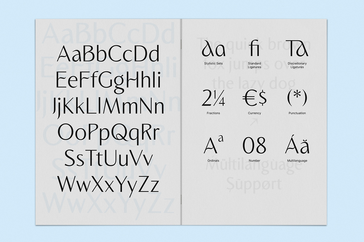 ED Amakusa - Modern Display Font, a Sans Serif Font by Emyself Design (Photo 5 of 12)