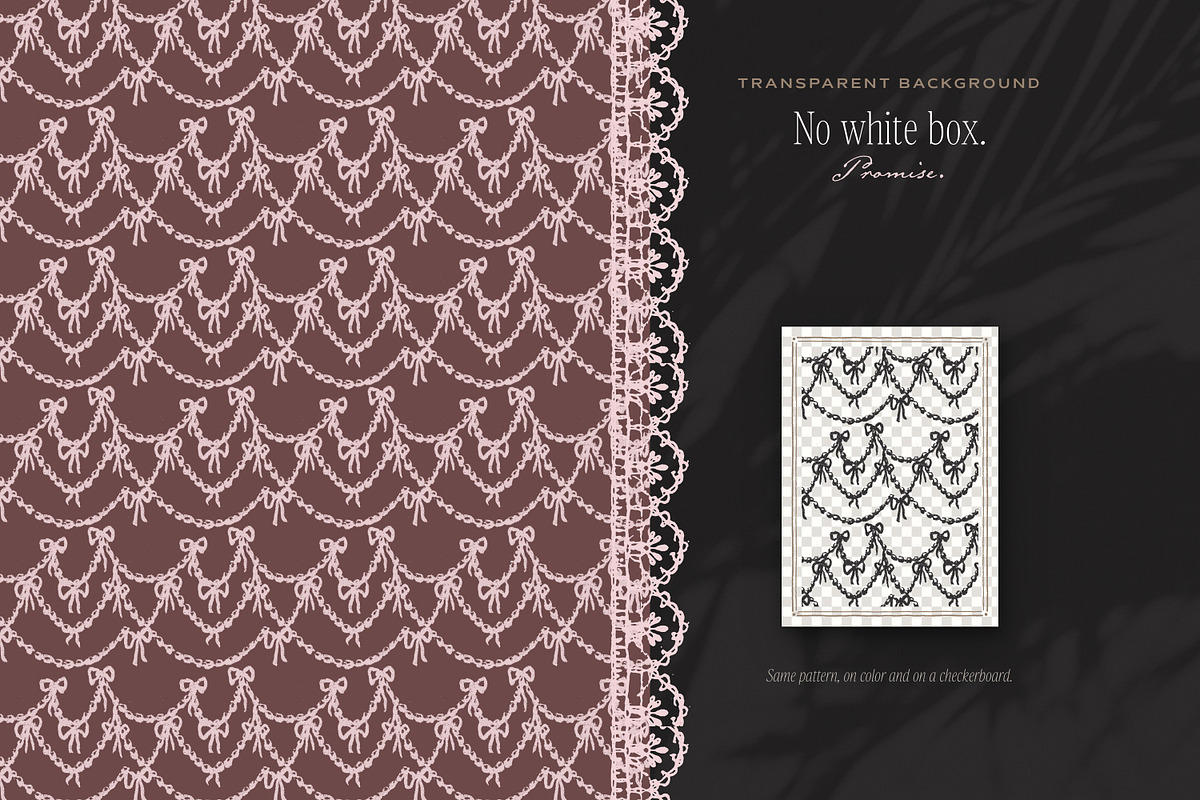 Pearls & Hearts Seamless Patterns, a Pattern Graphic by The October Creative (Photo 6 of 12)
