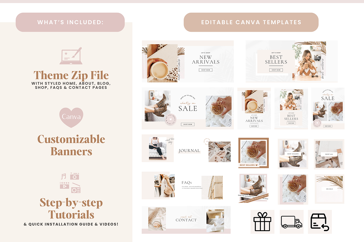 Shopify Theme - Neutral Beige, a Shopify Template by Macarons and Mimosas (Photo 4 of 7)