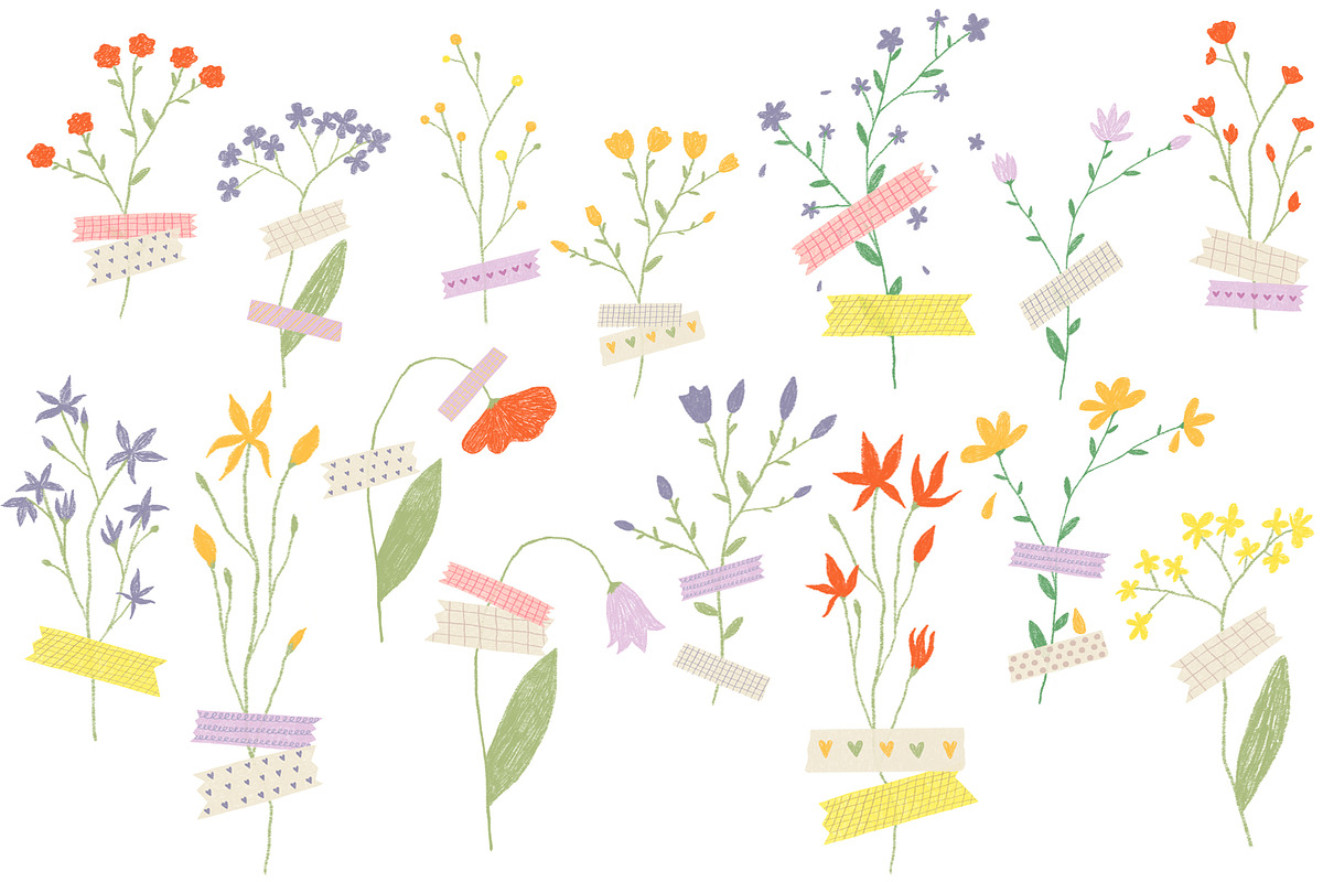 Press flowers aesthetic, a Decorative Illustration by Ksusha shop (Photo 4 of 5)